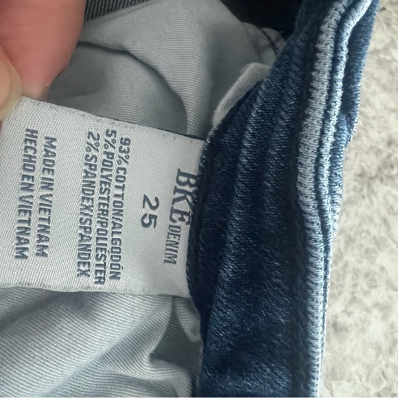BKE Jeans the buckle distressed skinny gabby high rise ankle size 25 twenty five - Picture 5 of 11